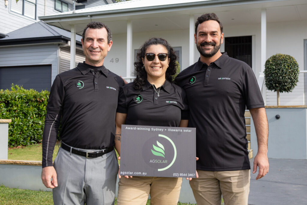 AG Solar celebrates their first NSW Home Energy Saver Solar and Battery installation.